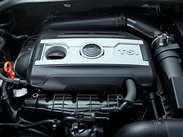 Двигатель TSI на автомобиле Шкода