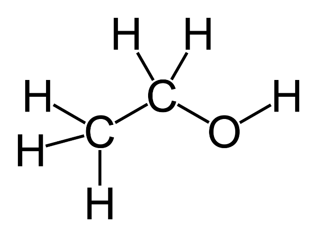 Формула этанола или этилового спирта