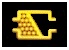 Предупреждающий символ о работе сажевого фильтра