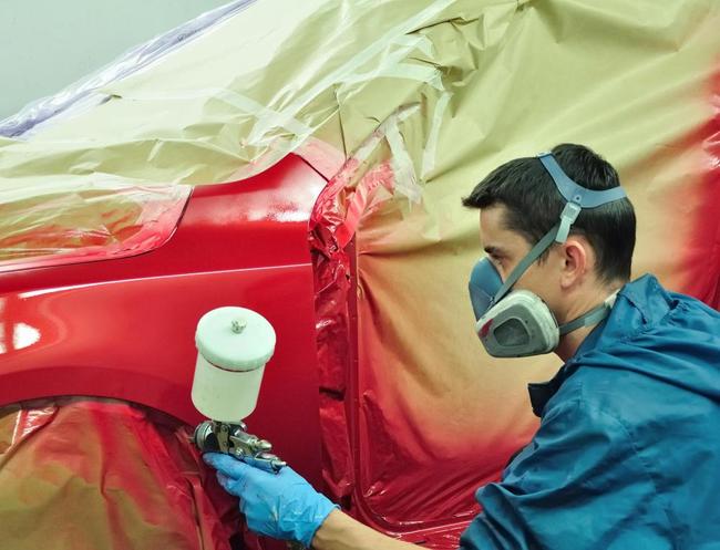Использование покрасочного оборудования поможет привести кузов в норму