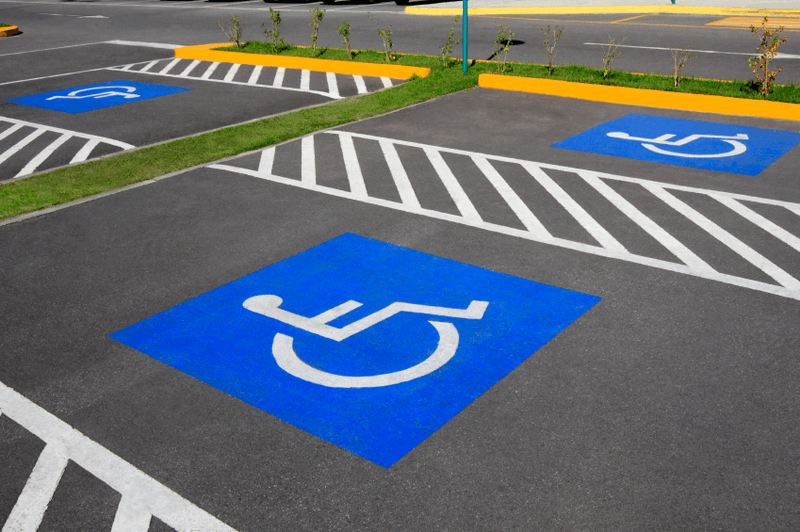 Парковочное место для инвалидов