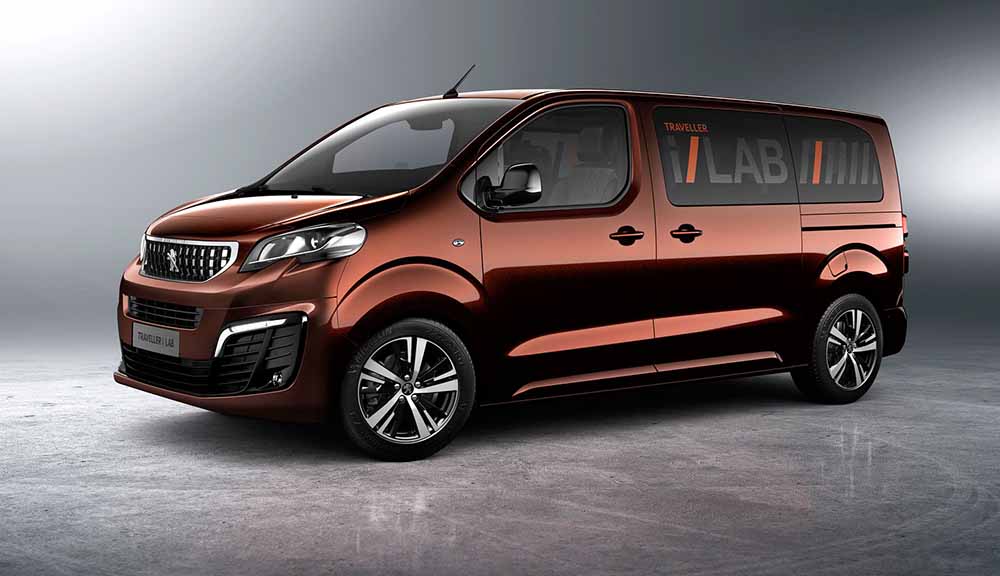 Концепт люксового микроавтобуса Peugeot Traveller i-Lab