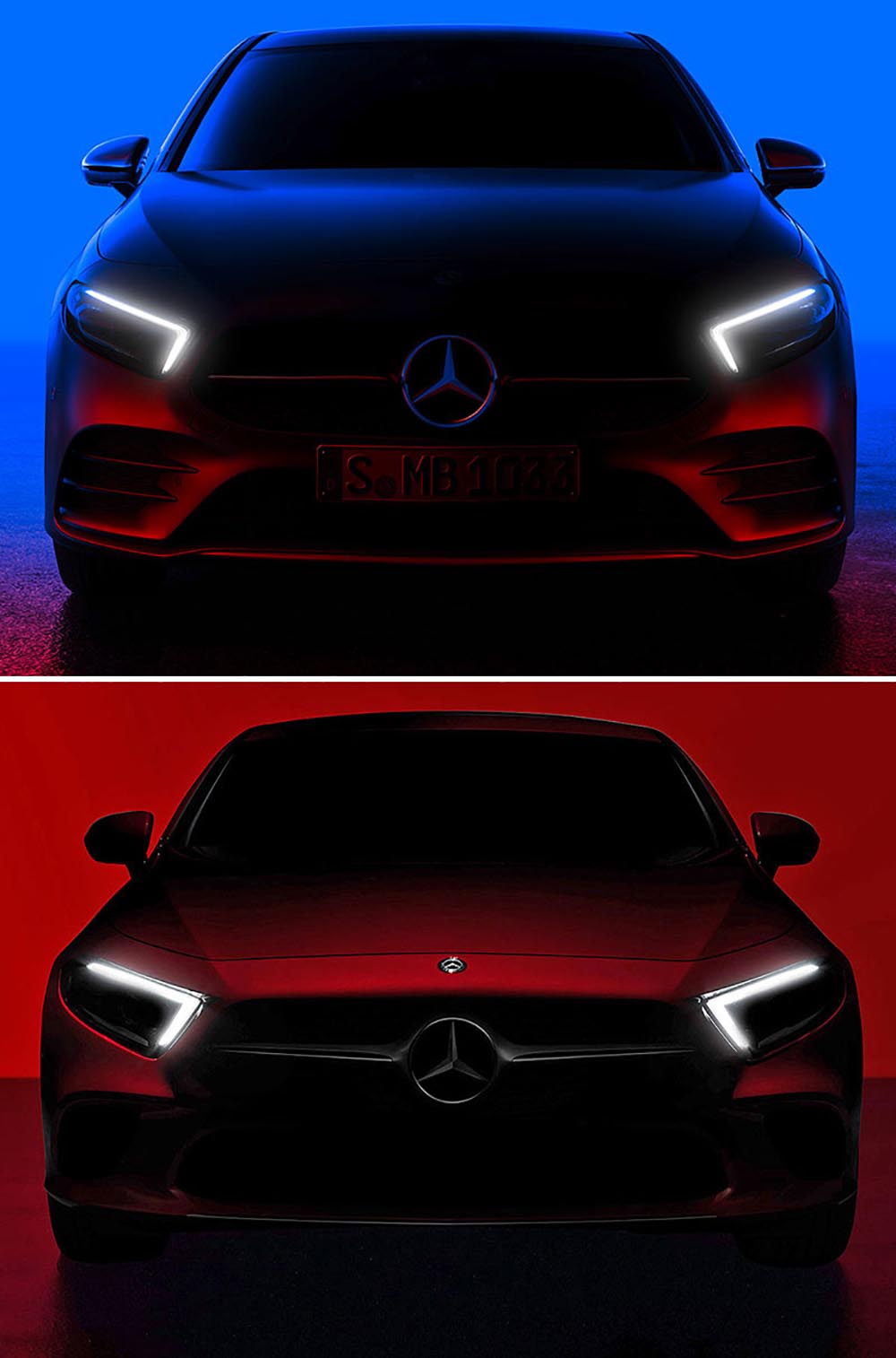 Mercedes-Benz A в сравнении с CLS